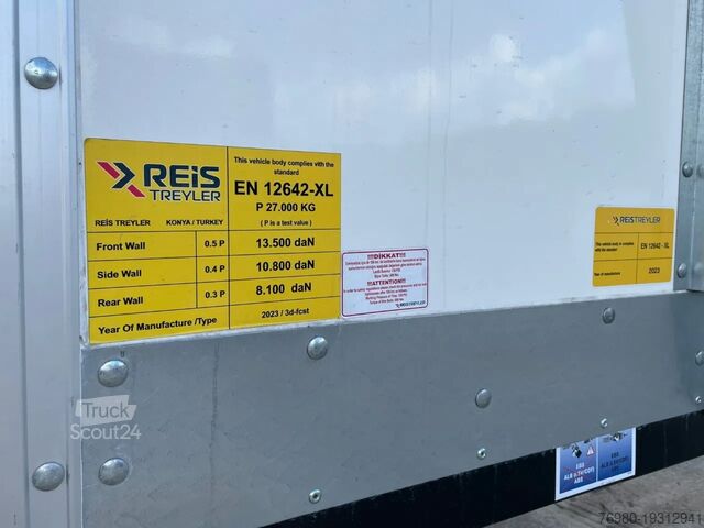 Koffer REISTREYLER Box trailer 13,60 3-assig met D'hollandia klep ...