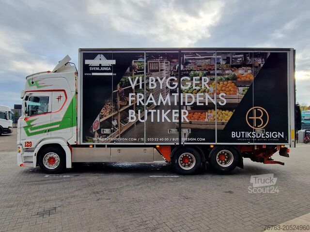 валіза Scania R580 V8 NGS Highline 6x2 - Box with sidedoors -...