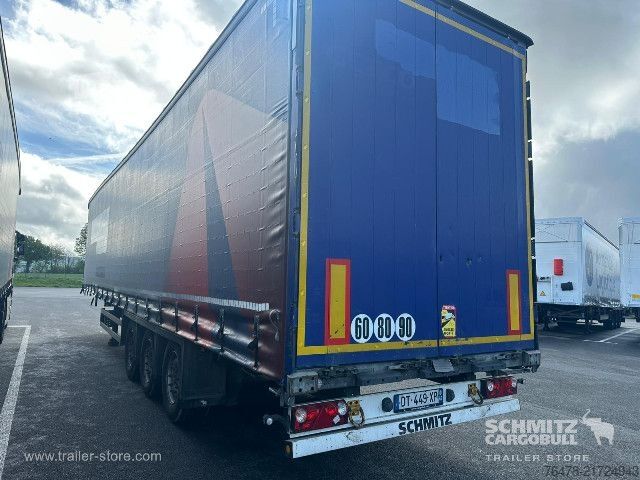 Semi-reboque aberto com lona Schmitz Cargobull Curtainsider Mega