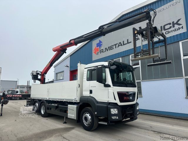 Tovorna dvigalka na tovornjaku MAN 26.420 TGS LL Palfinger PK 26.001 l TEC Funk