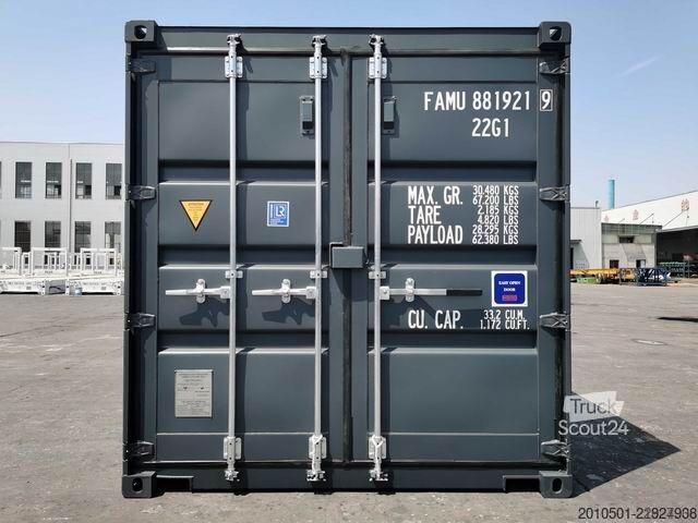 Scheepscontainer 20 Fuß RAL7015 Seecontainer CONTAINER ONEWAY NEU KONTENER KONTAINER