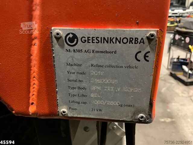 Jätteenkeräysauto Volvo FM 330 Euro 6 Geesink 20m³