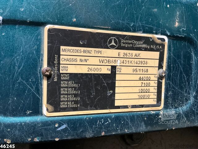 Kipper Mercedes-Benz 2638 AK V8 6x6 Manual Full steel suspension Mei...