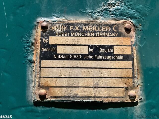 Kipper Mercedes-Benz 2638 AK V8 6x6 Manual Full steel suspension Mei...