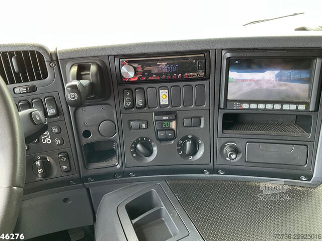 Sklápěč s jeřábem Scania P 320 HMF 14 Tonmeter Z-kraan Just 173.443 km!