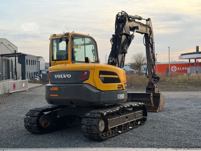 Minibagger VOLVO ECR 88 D Verstellauslger OQ Oilquick