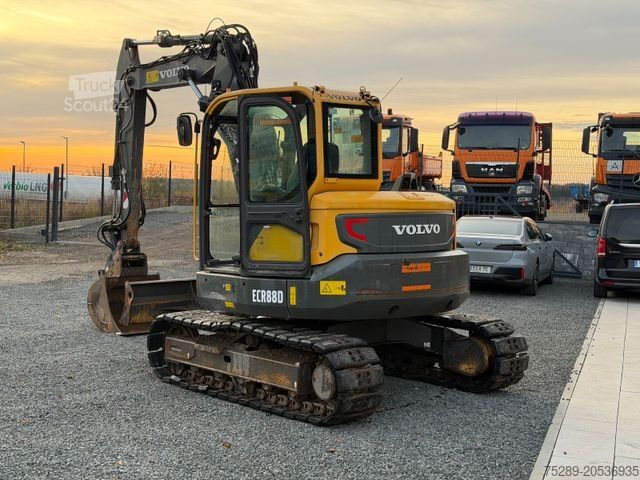 Minibagger VOLVO ECR 88 D Verstellauslger OQ Oilquick