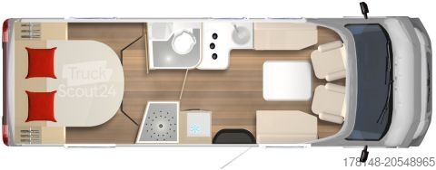 Caravana semiintegrada Bürstner Lyseo TD 736