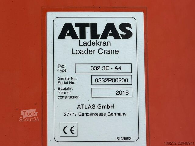 Kranbil MAN TGS 35.420 8x4 + CRANE ATLAS 332 (4x) - RADIO -...