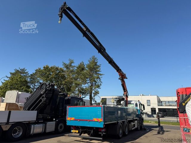 Læsseplatform MAN TGS 35.420 8x4 (8m!) PRITSCHE + KRAN ATLAS 332 ...