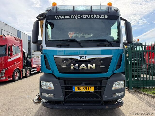 Læsseplatform MAN TGS 35.420 8x4 (8m!) PRITSCHE + KRAN ATLAS 332 ...