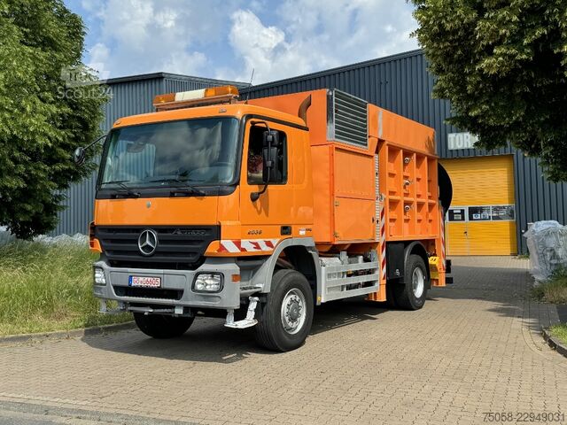 Vakuumski in tlačni tovornjak Mercedes-Benz ACTROS 2036 - 82 TKm - 4x4 - MTS Saugbag