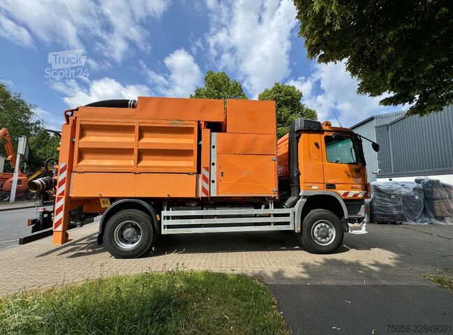 Vakuumski in tlačni tovornjak Mercedes-Benz ACTROS 2036 - 82 TKm - 4x4 - MTS Saugbag