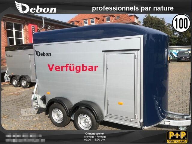 Cheval Liberté Debon C500 ALU | 313x164x201cm - 2,0t | Kofferanhänger - Blau
