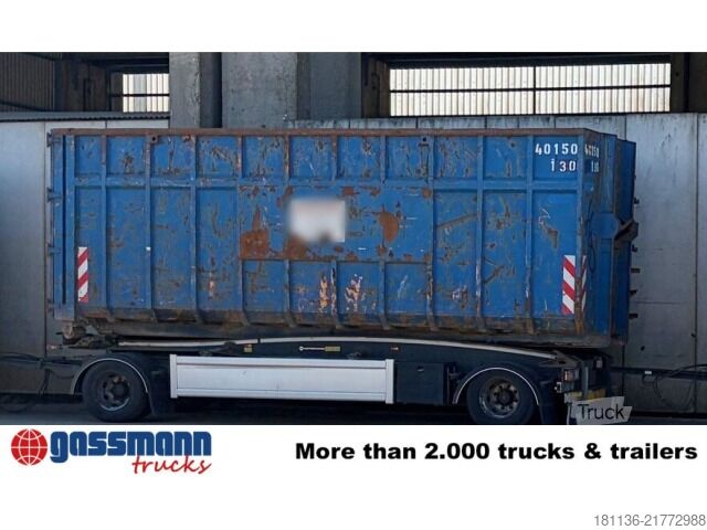 Roll-off container  ca. 20x div. Abrollcontainer von ca. 38m³ bis ca.