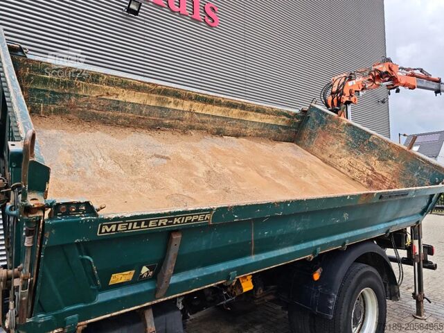 Vrachtwagen met kraan MAN TGS 18.400 4x4 Meiller 3 Seitenkipper Atlas 105...