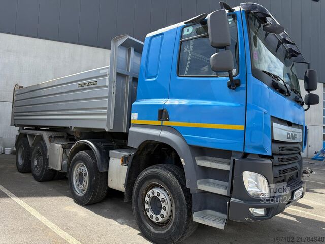 Damperli yarı römork MEILLER GK 4-Achs + DAF M4DN3