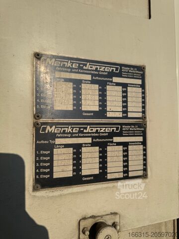 Camión de ganado Menke Janzen