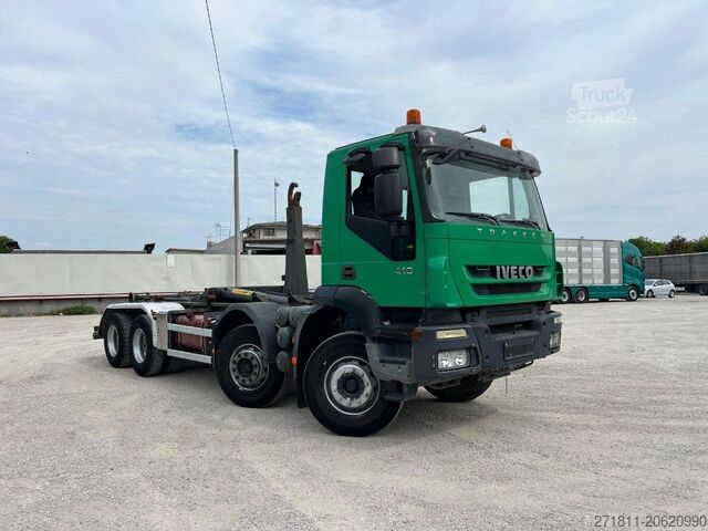 Roll-off tipper truck IVECO IVECO TRAKKER AD340T41 USATO SCARRABILE