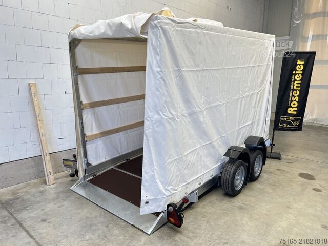 Remorque surbaissée Vezeko Husky FB 35.35 Plane weiß Absenker