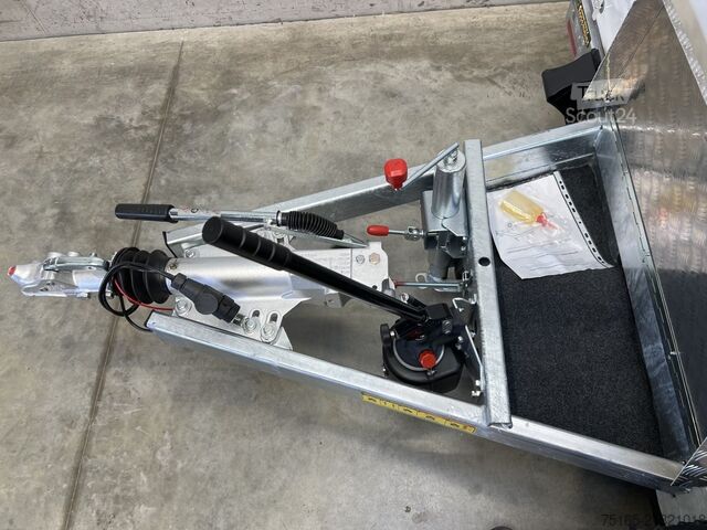 Remorque surbaissée Vezeko Husky FB 35.35 Plane weiß Absenker