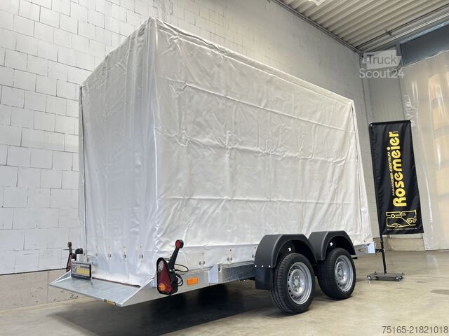 Remorque surbaissée Vezeko Husky FB 35.35 Plane weiß Absenker