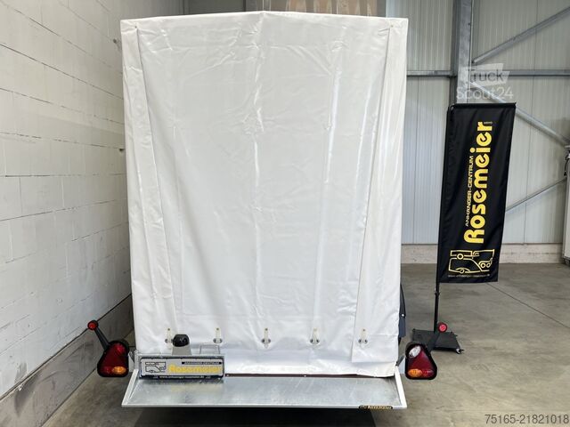 Remorque surbaissée Vezeko Husky FB 35.35 Plane weiß Absenker