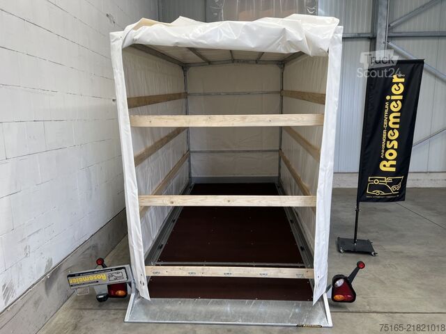 Remorque surbaissée Vezeko Husky FB 35.35 Plane weiß Absenker