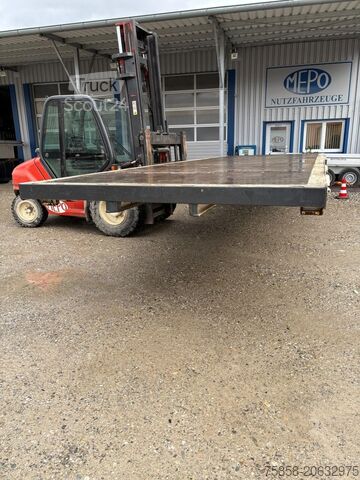 Değiştirilebilir gövde açık Krone 7,45m BDF Plattform mehrfach vorhanden