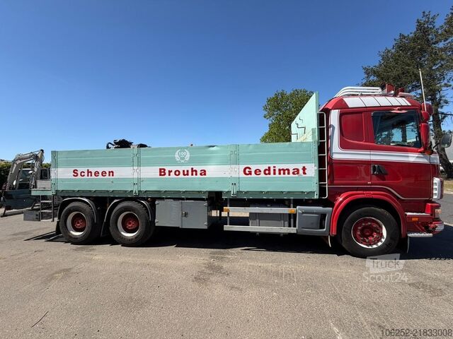 Platforma ładunkowa Scania 164G-480 V8 6x4 - RETARDER - EURO 3 - MANUAL - ...