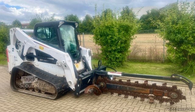 Verižni bager BOBCAT T650 High Flow/Grabenfräse/Schaufel/Palettengab