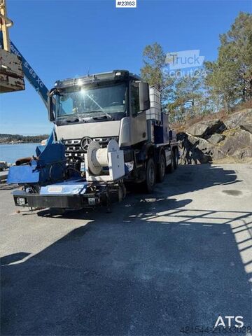 Mixer Mercedes-Benz Arocs with a Meyco Roadrunner concrete spray unit