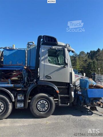 Mixer Mercedes-Benz Arocs with a Meyco Roadrunner concrete spray unit