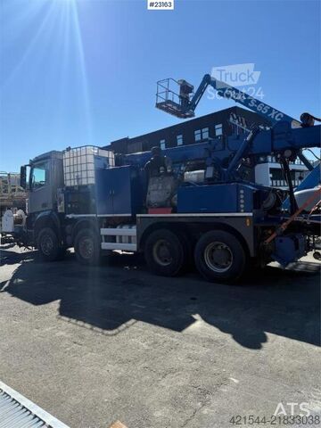 Mixer Mercedes-Benz Arocs with a Meyco Roadrunner concrete spray unit