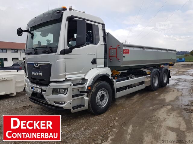 Roll-off konteyner Decker Containerbau Abrollcontainer, Bayernbox, Flügeltüre