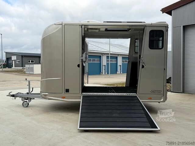 Viehtransporter Dickenherr 2 Rampen 2er Hengst Klima Solar