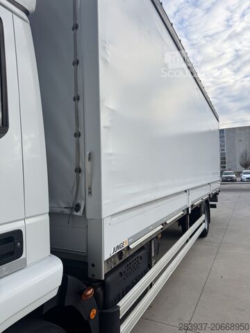 Sunkvežimis su bortine platforma ir tentu Iveco 140E280