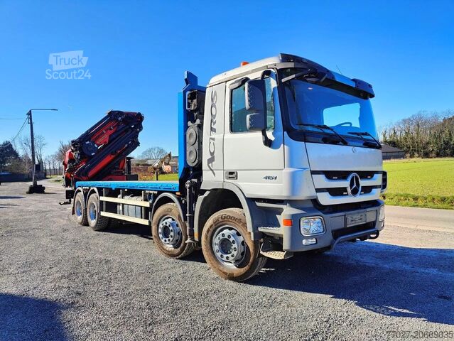 Camion-grue Mercedes-Benz Actros 4151 V8 8x4 Palfinger PK78002