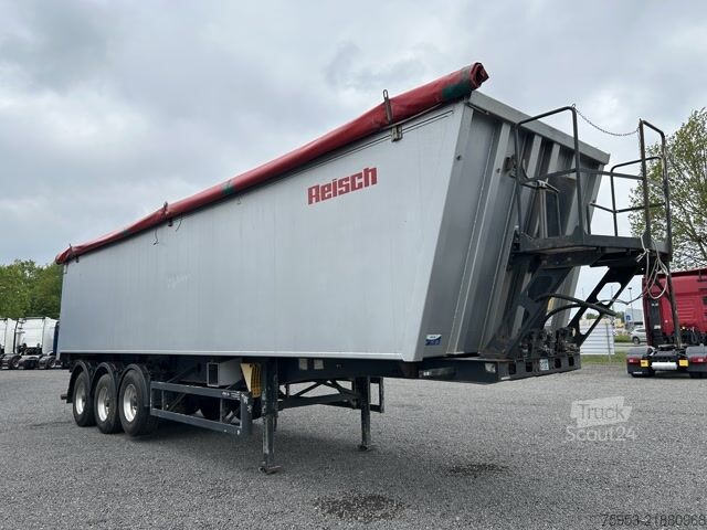 Semi-reboque basculante Reisch RHKS-35 53 m³ Alu Kippmulde Lenkachse
