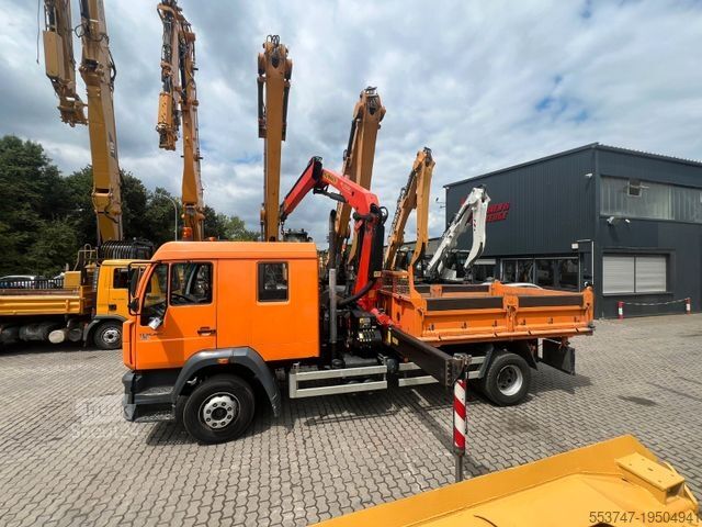 Billenő teherautó MAN LE 14.220/Palfinger PK 12502/3.Seitenkipper/Doka
