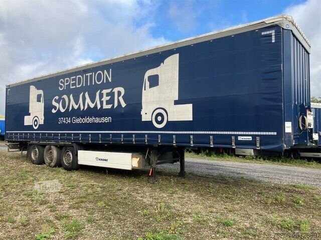 Open semitrailer with tarp Krone Profi Liner SDP 27 eLB4-CS