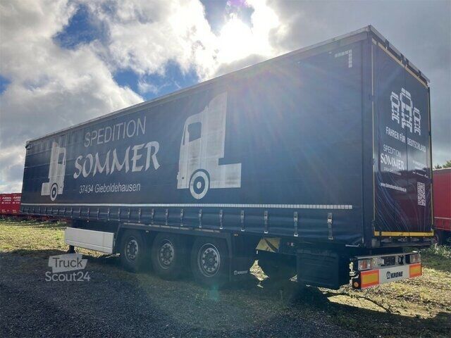 Open semitrailer with tarp Krone Profi Liner SDP 27 eLB4-CS