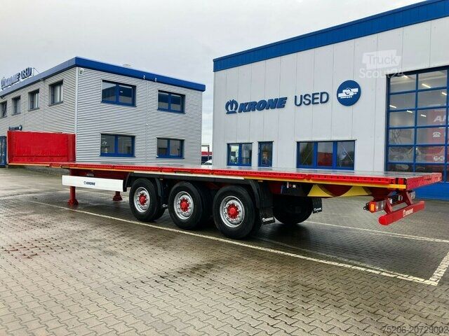 Open semitrailer Krone Plateau SDP 27 eLBP4-C