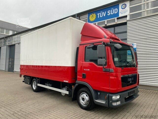 LKW mit Kofferaufbau MAN 8.180BL Möbelkoffer/AHK/Org.107Tkm/3 Sitzer