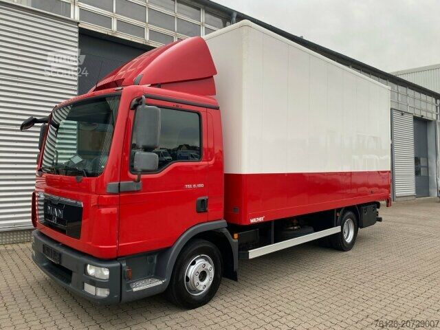 LKW mit Kofferaufbau MAN 8.180BL Möbelkoffer/AHK/Org.107Tkm/3 Sitzer