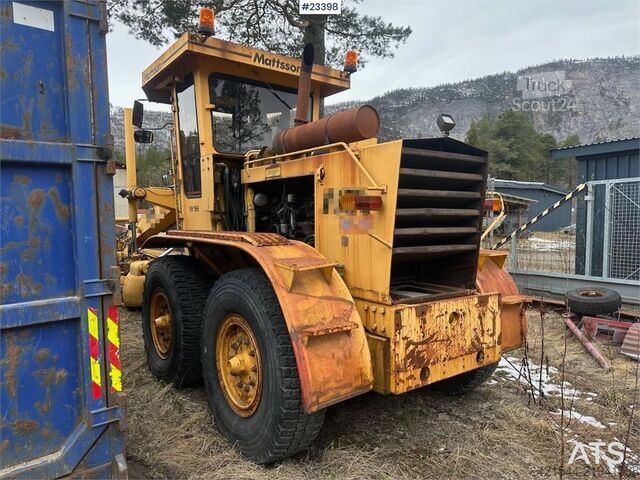 дорожный автогрейдер Mattsson MPAB 6x6 grader w/ blades and 2 extra for tires