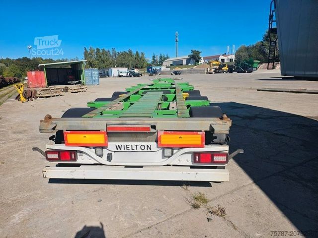 Auflieger-Wechselfahrgestell WIELTON Vario Containerchassis, Reifendruckkontrolle