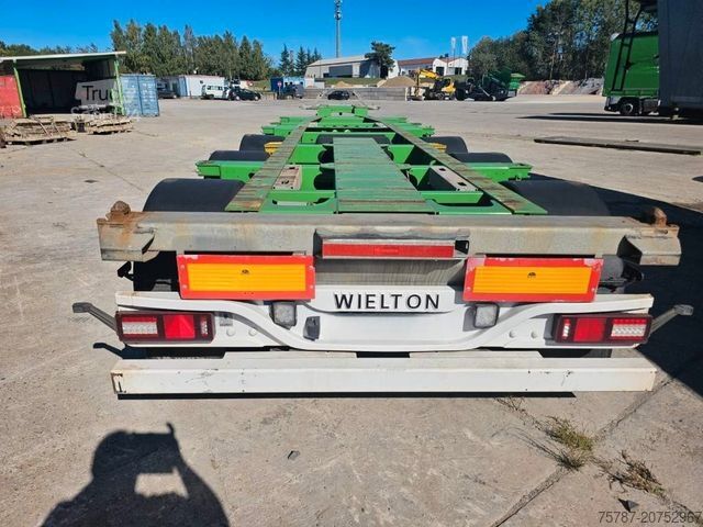 Auflieger-Wechselfahrgestell WIELTON Vario Containerchassis, Reifendruckkontrolle