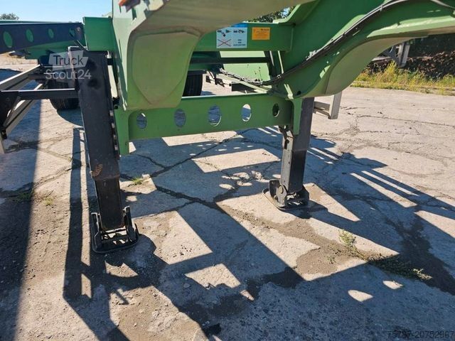 Auflieger-Wechselfahrgestell WIELTON Vario Containerchassis, Reifendruckkontrolle