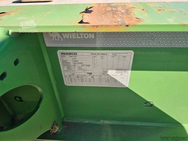 Auflieger-Wechselfahrgestell WIELTON Vario Containerchassis, Reifendruckkontrolle